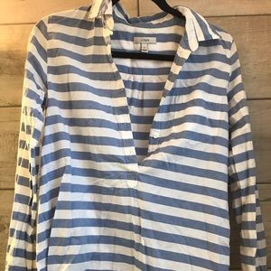 J. Crew pop-over super flattering